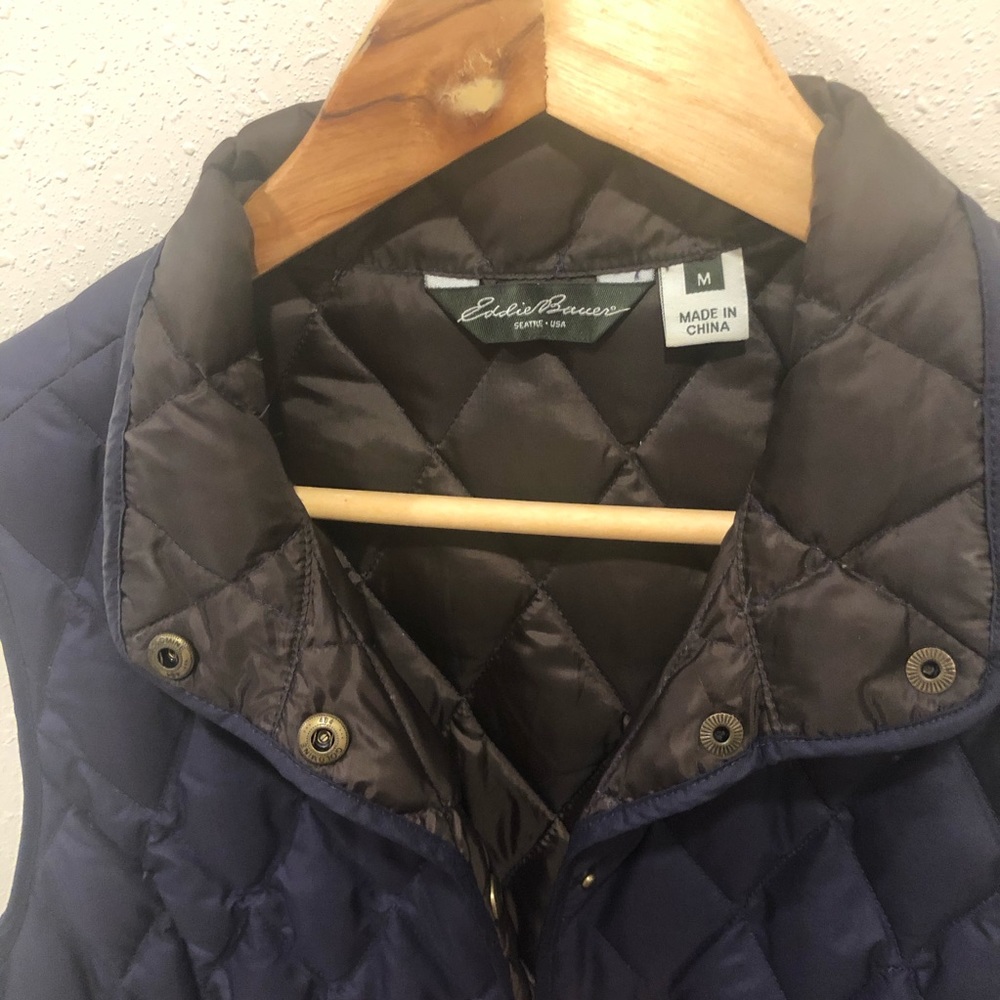 Eddie Bauer Quality Goose Down Vest Gem